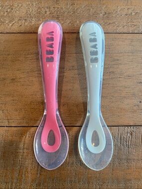 Beaba Silicone Baby Spoon Set
